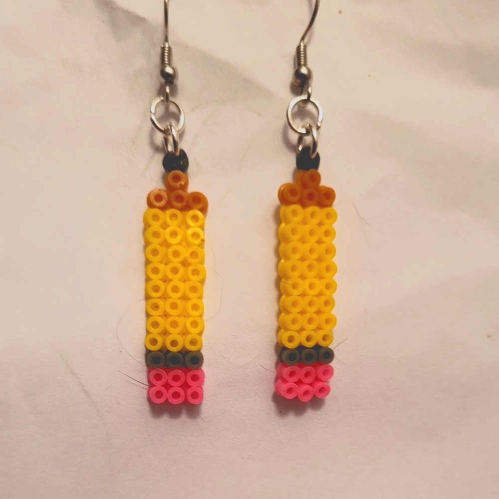 Pencil earrings